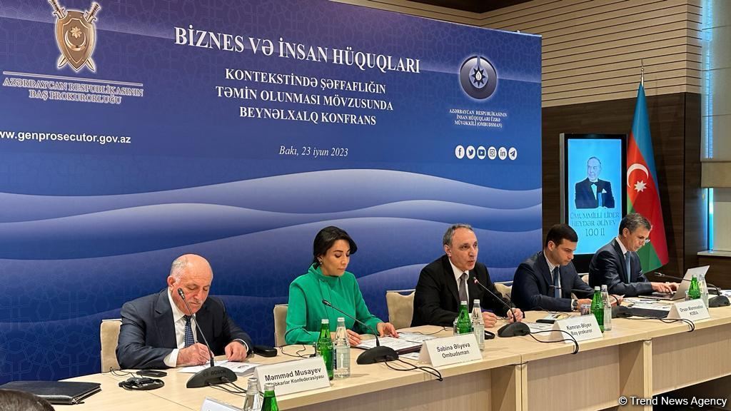 Azerbaijani Prosecutor General's Office hosts "Ensuring transparency in context of business and human rights" int'l conference (PHOTO)