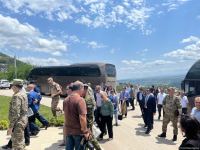 Representatives of diplomatic corps visit Flag Square in Azerbaijan’s Lachin district (PHOTO)