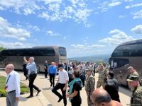 Representatives of diplomatic corps visit Flag Square in Azerbaijan’s Lachin district (PHOTO)