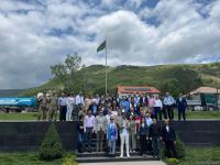 Representatives of diplomatic corps visit Flag Square in Azerbaijan’s Lachin district (PHOTO)