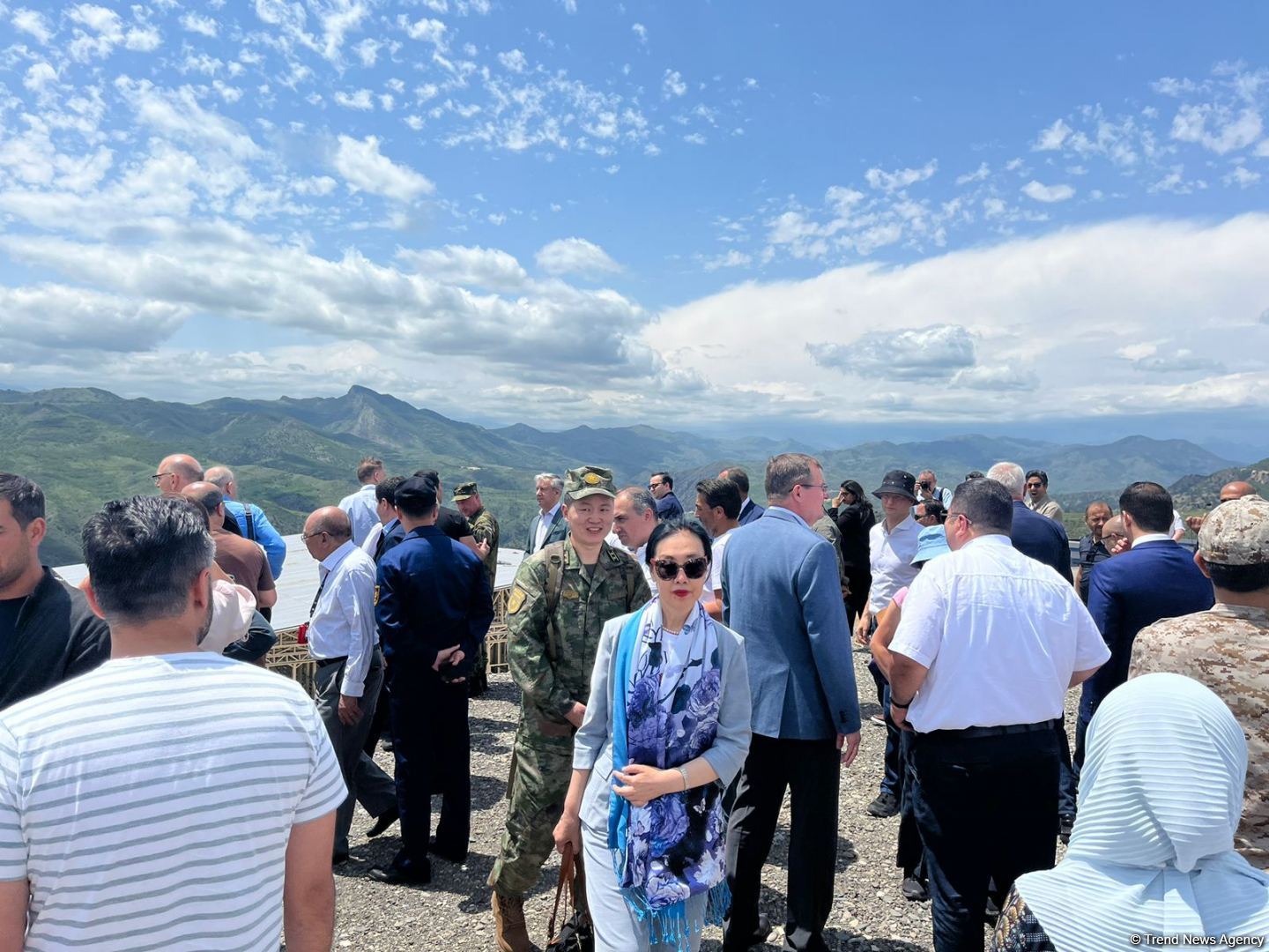 Representatives of diplomatic corps get acquainted with agro-industrial park under construction in Azerbaijan’s Lachin district (PHOTO)
