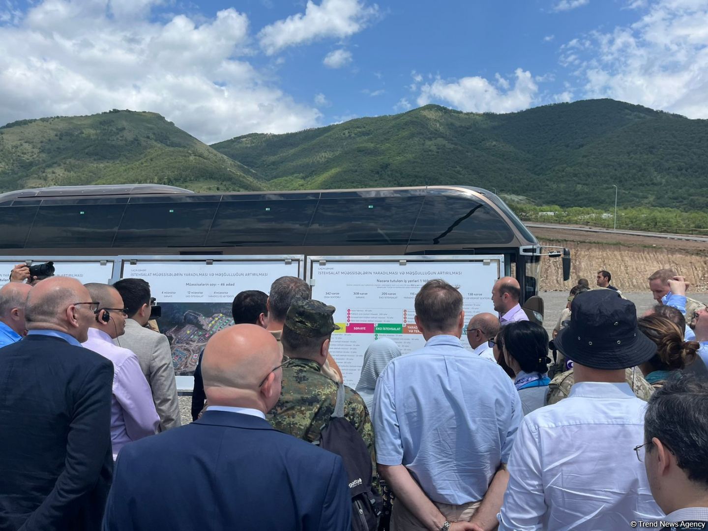 Representatives of diplomatic corps get acquainted with agro-industrial park under construction in Azerbaijan’s Lachin district (PHOTO)