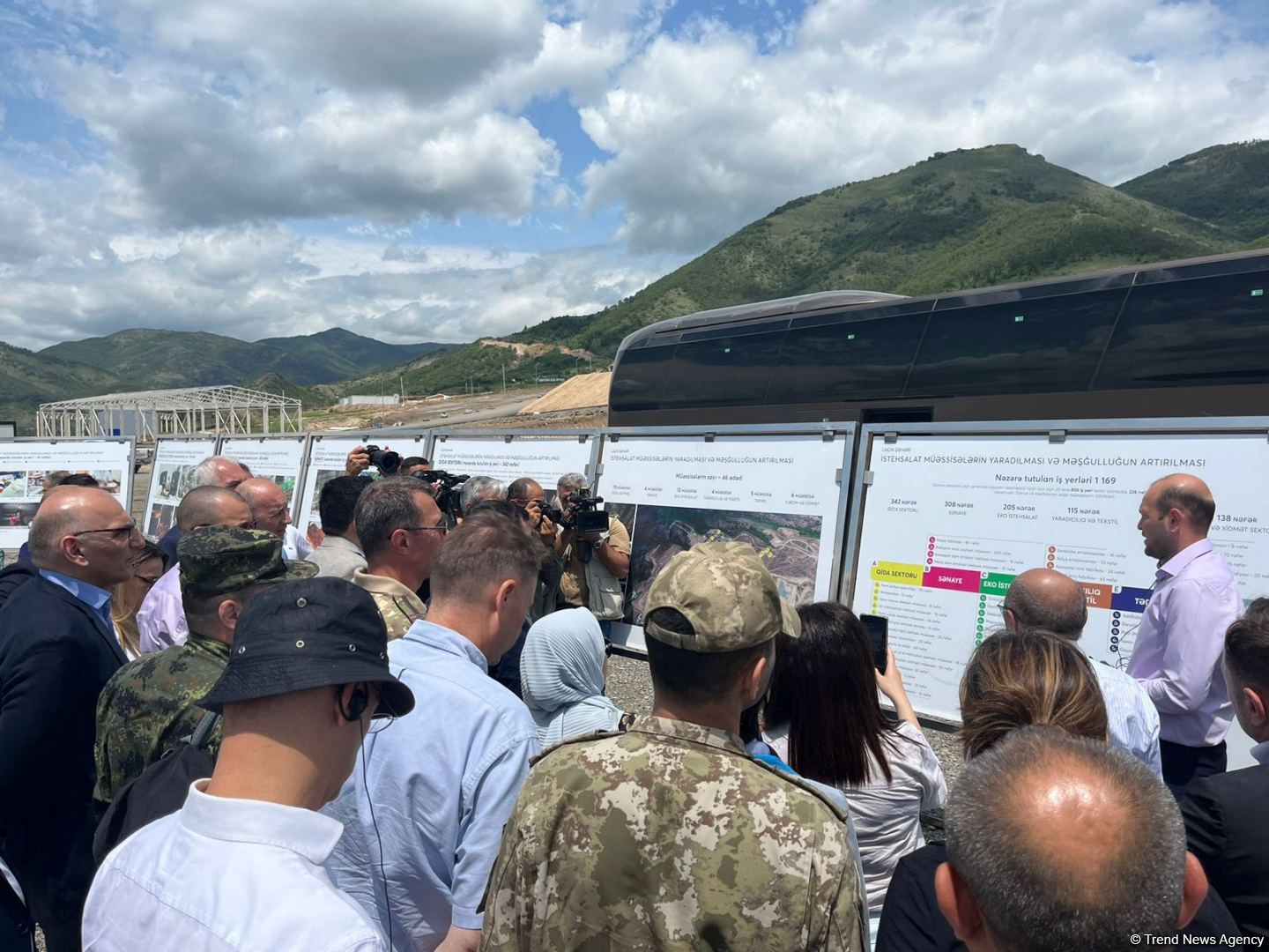 Representatives of diplomatic corps get acquainted with agro-industrial park under construction in Azerbaijan’s Lachin district (PHOTO)
