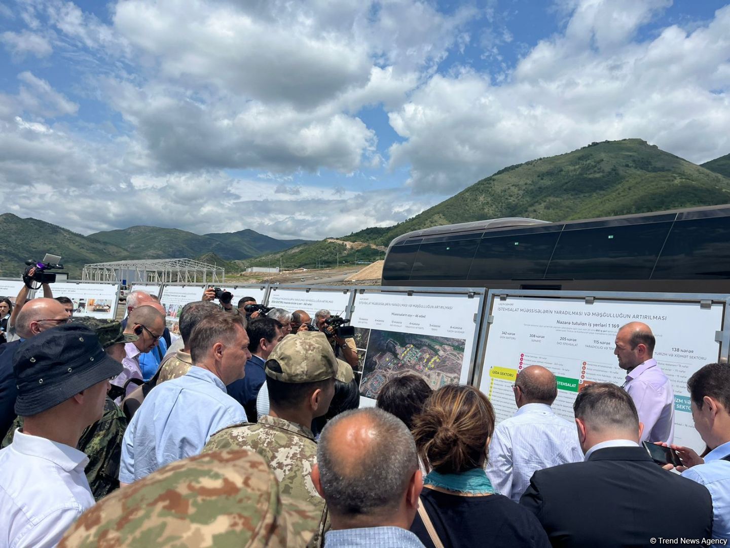 Representatives of diplomatic corps get acquainted with agro-industrial park under construction in Azerbaijan’s Lachin district (PHOTO)