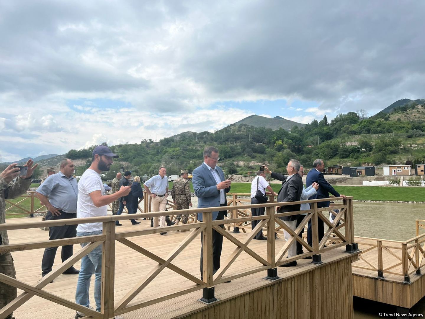 Representatives of diplomatic corps visits boulevard created on bank of Khakari River in Azerbaijan’s Lachin district (PHOTO)