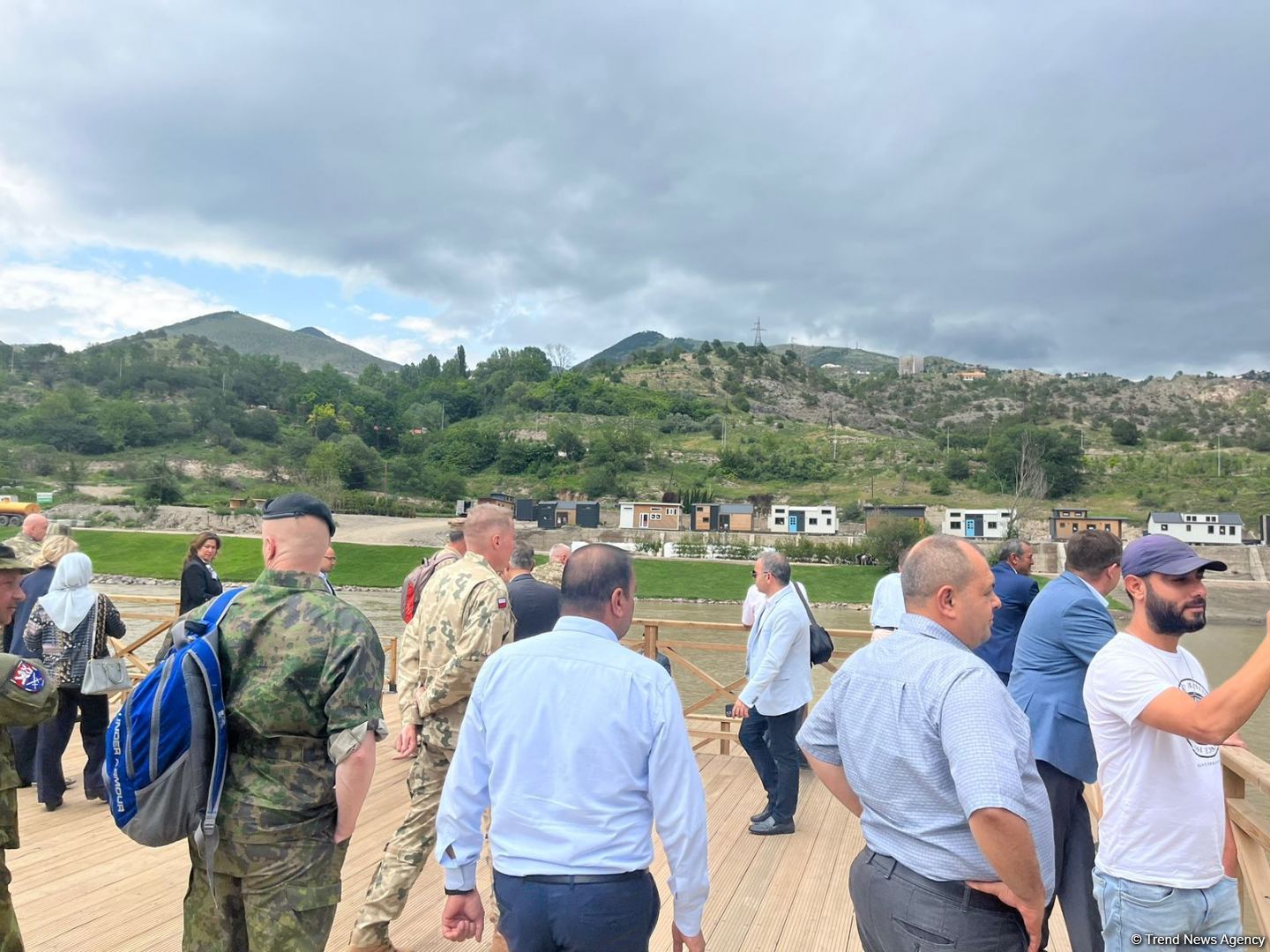 Representatives of diplomatic corps visits boulevard created on bank of Khakari River in Azerbaijan’s Lachin district (PHOTO)