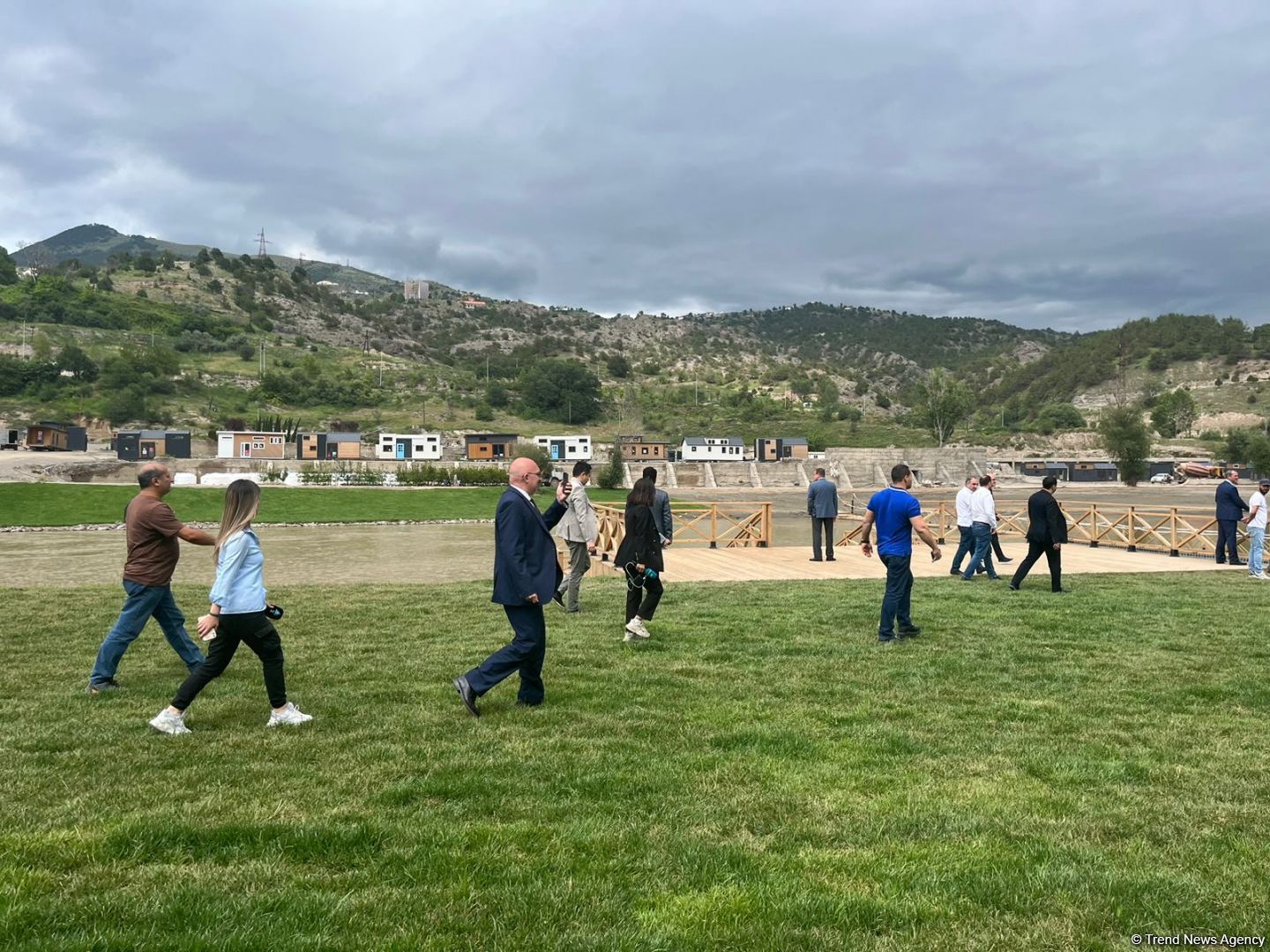 Representatives of diplomatic corps visits boulevard created on bank of Khakari River in Azerbaijan’s Lachin district (PHOTO)