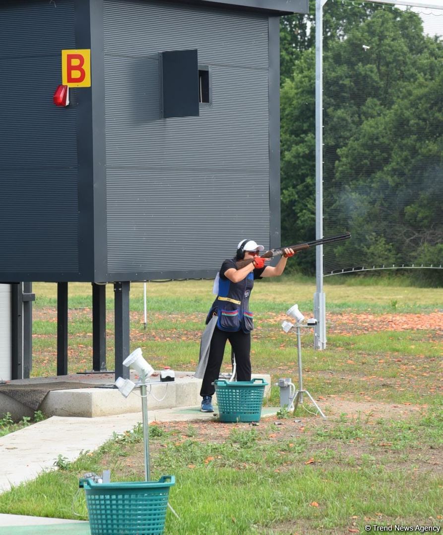 Qualification stage for women's skeet shooting at III European Games wraps up (PHOTO)