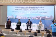 International media forum dedicated to first smart city of Turkmenistan Arkadag held (PHOTO)