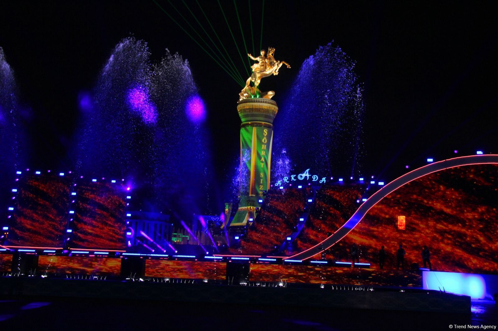 Turkmenistan’s Arkadag city hosts grand concert dedicated to opening of country's first "smart" city (PHOTO)