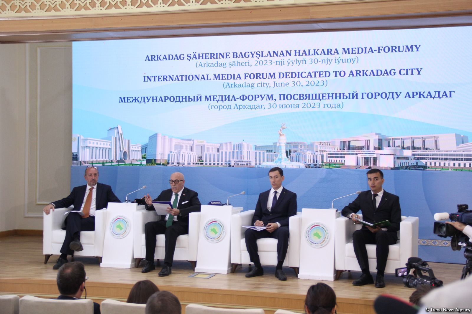 International media forum dedicated to first smart city of Turkmenistan Arkadag held (PHOTO)