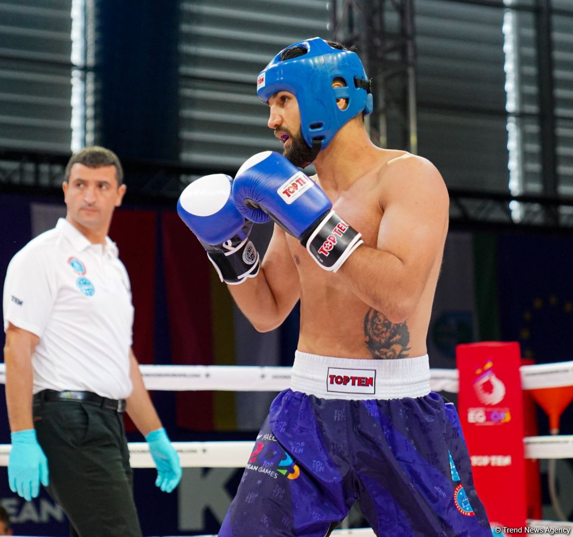 Azerbaijani kickboxer reaches final of III European Games (PHOTO)