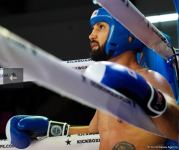 Azerbaijani kickboxer claims gold medal at III European Games (PHOTO)