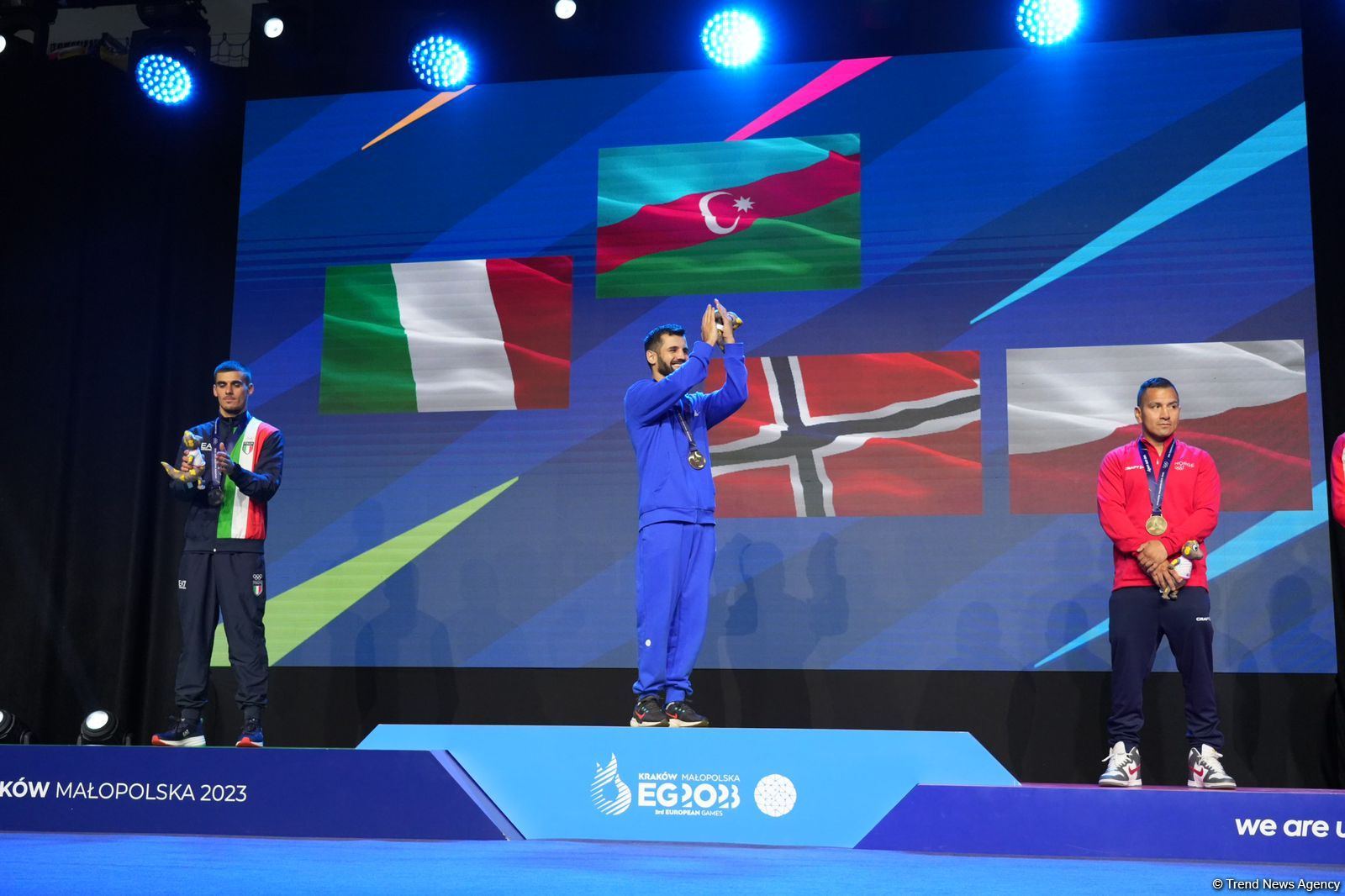 Azerbaijani kickboxer claims gold medal at III European Games (PHOTO)