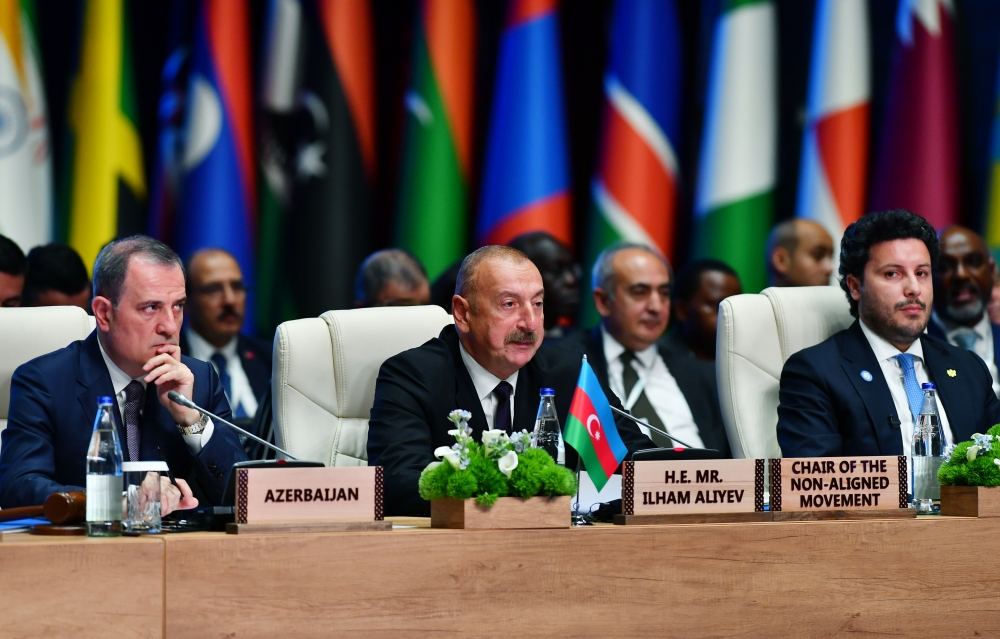 President Ilham Aliyev addresses Ministerial Meeting of NAM Coordinating Bureau (PHOTO/VIDEO)