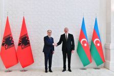 Baku holds official welcome ceremony for President of Albania (PHOTO/VIDEO)
