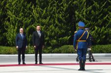 Baku holds official welcome ceremony for President of Albania (PHOTO/VIDEO)