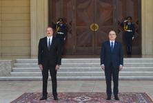 Baku holds official welcome ceremony for President of Albania (PHOTO/VIDEO)