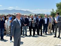 Heads of Azerbaijani diplomatic missions abroad visit Azerbaijan’s Aghdam city (PHOTO)
