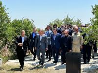Heads of Azerbaijani diplomatic missions abroad visit Azerbaijan’s Aghdam city (PHOTO)