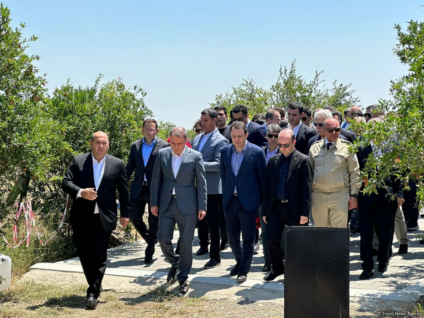 Heads of Azerbaijani diplomatic missions abroad visit Azerbaijan’s Aghdam city (PHOTO)