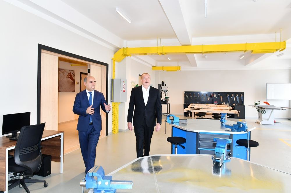 President Ilham Aliyev attends opening of Jalilabad State Vocational Education Center (PHOTO/VIDEO)