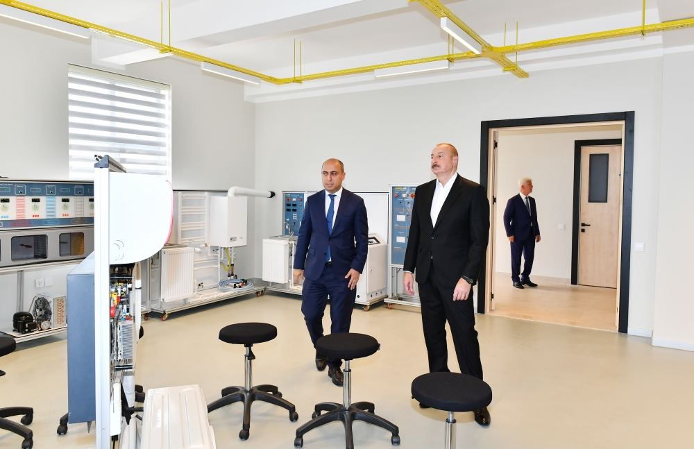 President Ilham Aliyev attends opening of Jalilabad State Vocational Education Center (PHOTO/VIDEO)