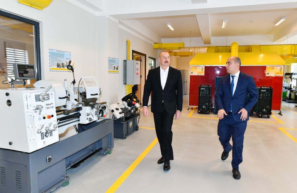 President Ilham Aliyev attends opening of Jalilabad State Vocational Education Center (PHOTO/VIDEO)