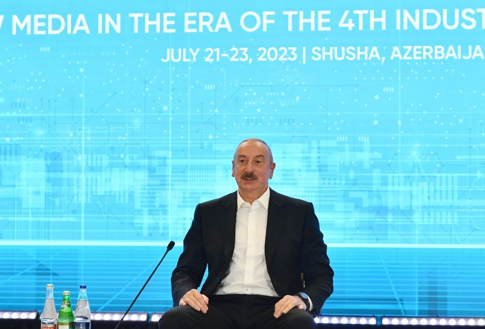 There are people in Armenia in different segments including government and in other parts of society, which live with revanchist ideas - President Ilham Aliyev