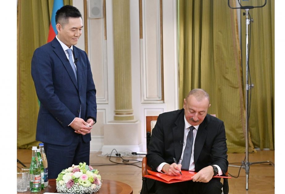 We support China's territorial integrity and One China policy - President Ilham Aliyev