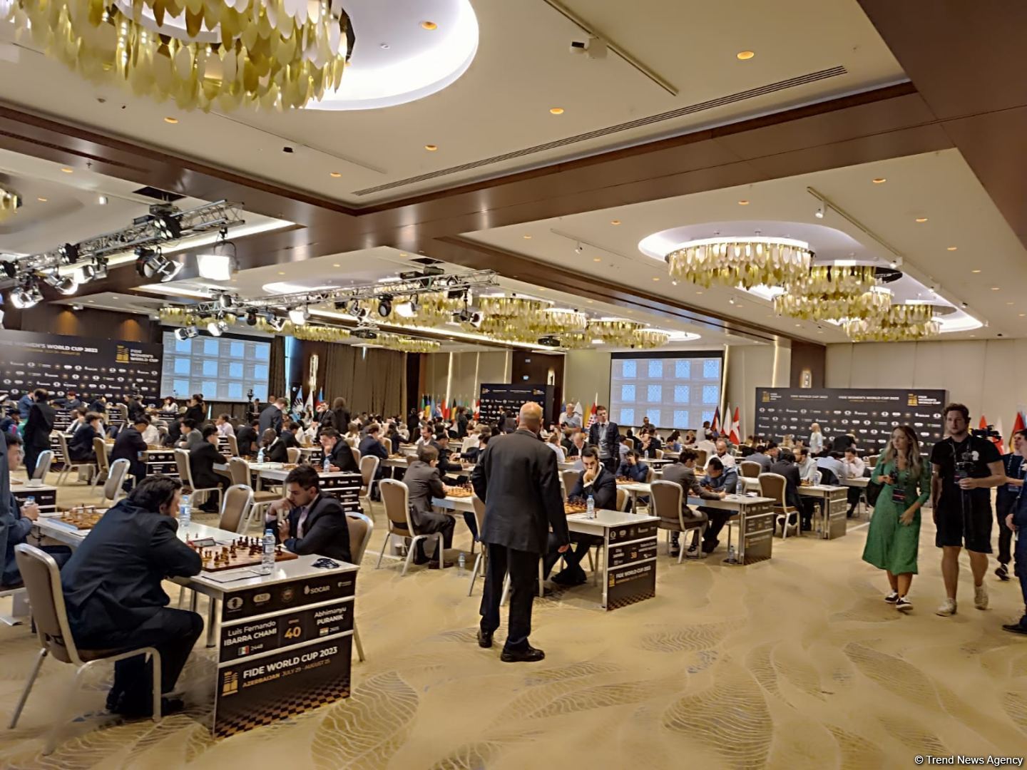 FIDE World Chess Cup kicks off in Baku (PHOTO)