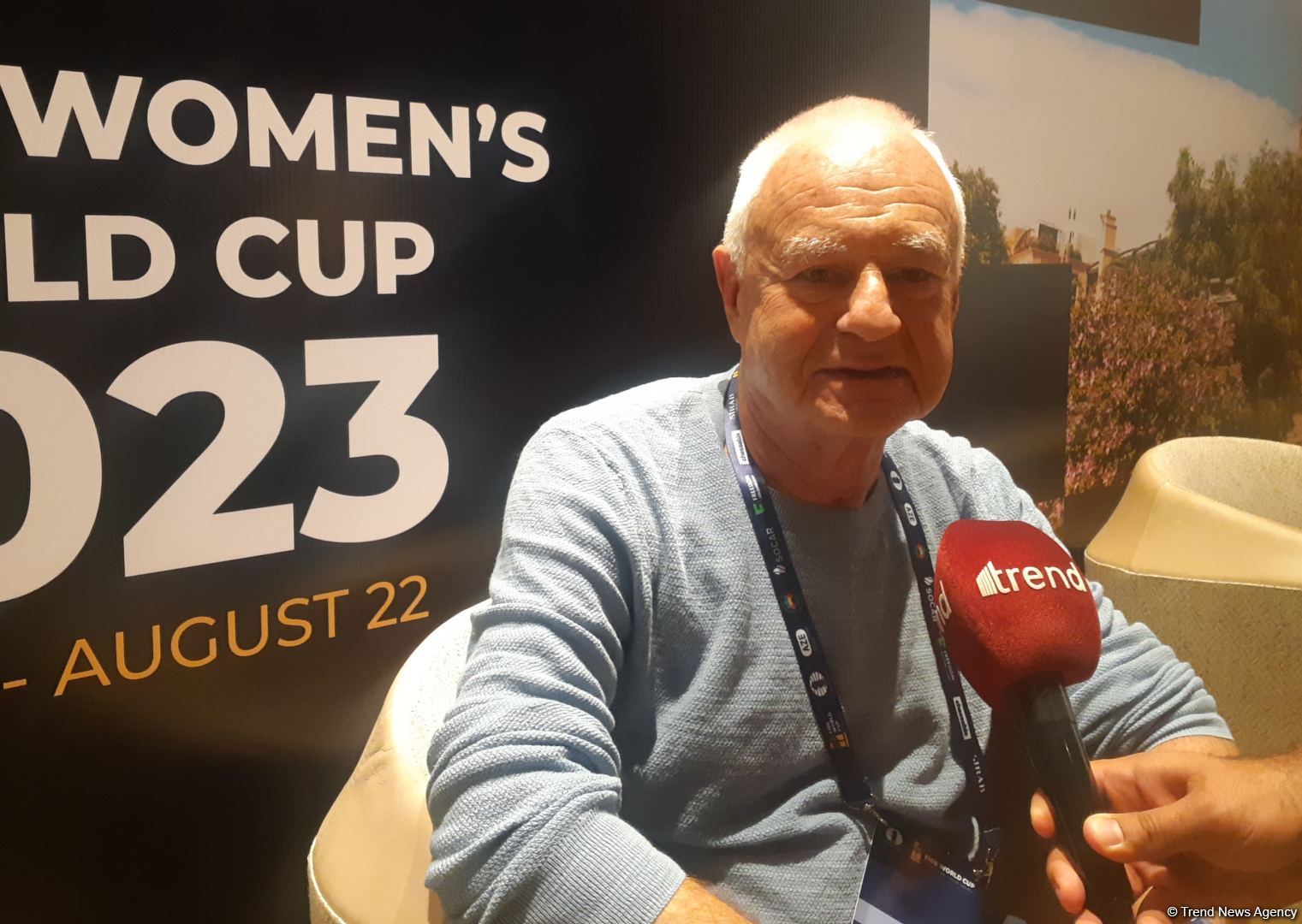 FIDE Honored Coach praises World Chess Cup organizers in Baku