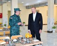 President Ilham Aliyev views conditions created in garrison complex of "Gazakh" Separate Border Division (PHOTO/VIDEO)