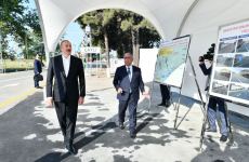 President Ilham Aliyev visits Gazakh district (PHOTO/VIDEO)