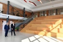 President Ilham Aliyev views conditions created at Gazakh Teachers' Seminary ADA University Gazakh Center (PHOTO/VIDEO)