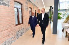 President Ilham Aliyev views conditions created at Gazakh Teachers' Seminary ADA University Gazakh Center (PHOTO/VIDEO)