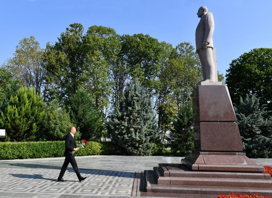 President Ilham Aliyev visits Gazakh district (PHOTO/VIDEO)