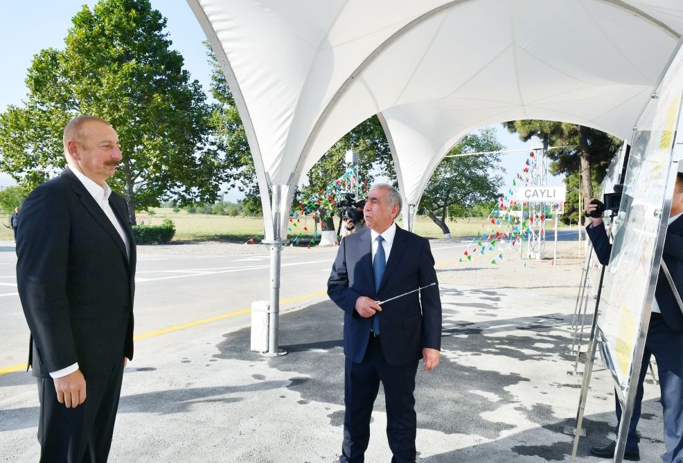 President Ilham Aliyev visits Gazakh district (PHOTO/VIDEO)