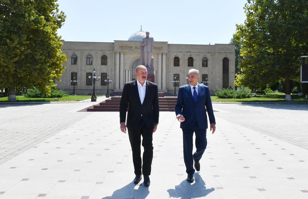 President Ilham Aliyev visits Samukh district (PHOTO/VIDEO)