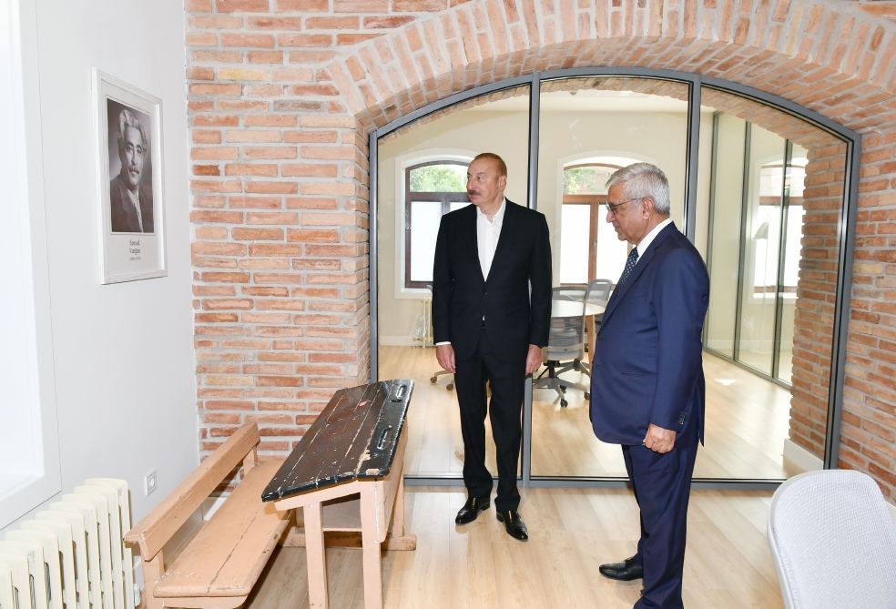 President Ilham Aliyev views conditions created at Gazakh Teachers' Seminary ADA University Gazakh Center (PHOTO/VIDEO)