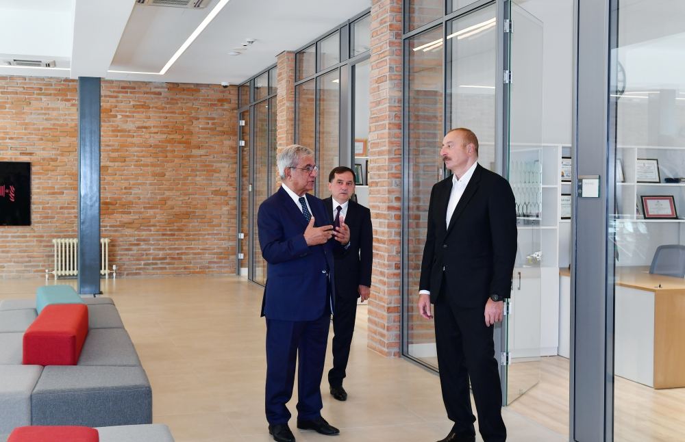President Ilham Aliyev views conditions created at Gazakh Teachers' Seminary ADA University Gazakh Center (PHOTO/VIDEO)