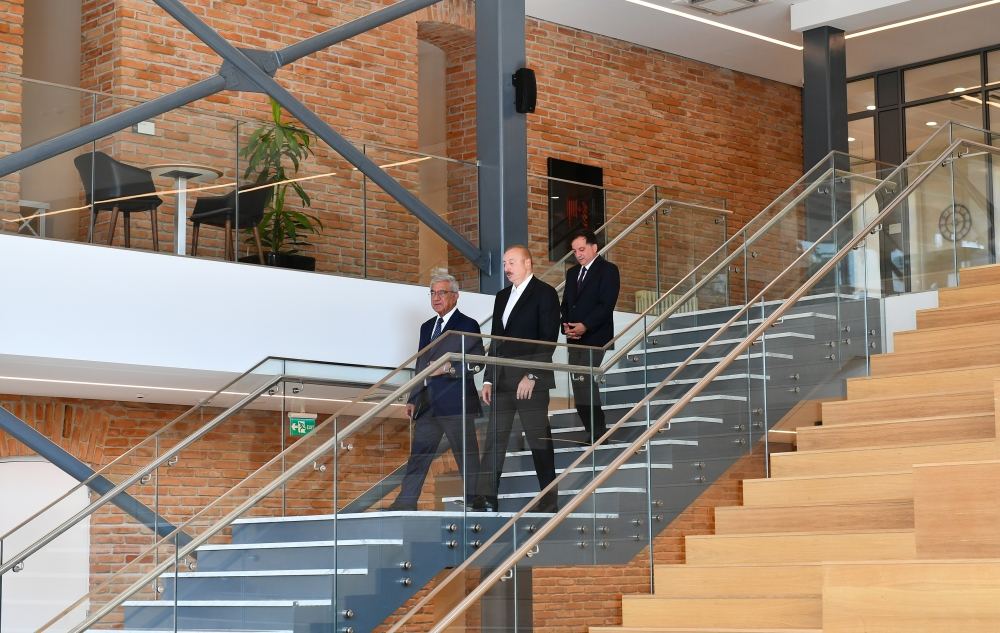 President Ilham Aliyev views conditions created at Gazakh Teachers' Seminary ADA University Gazakh Center (PHOTO/VIDEO)