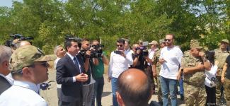 Members of the diplomatic corps in Azerbaijan visit Aghdam-Khankendi road (PHOTO)