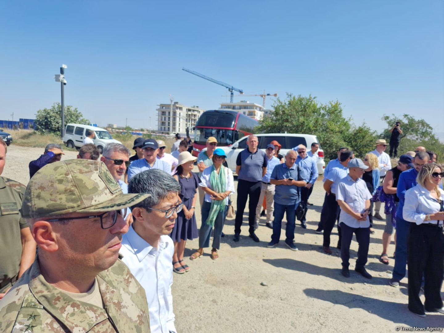 Members of diplomatic corps and military representatives accredited in Azerbaijan conclude their visit to Aghdam