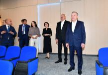 President Ilham Aliyev, First Lady Mehriban Aliyeva, President Shavkat Mirziyoyev, his spouse  attend opening of secondary school in Fuzuli (PHOTO/VIDEO)