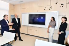 President Ilham Aliyev, First Lady Mehriban Aliyeva, President Shavkat Mirziyoyev, his spouse  attend opening of secondary school in Fuzuli (PHOTO/VIDEO)