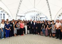 Presidents and First Ladies of Azerbaijan and Uzbekistan meet residents of Fuzuli resettled in new homes (PHOTO/VIDEO)