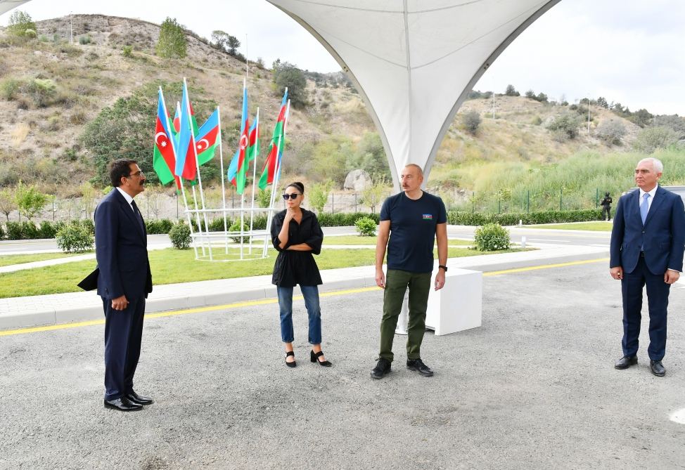 President Ilham Aliyev, First Lady Mehriban Aliyeva attend opening of "Hakari Fish Farm" (PHOTO)