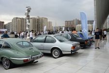 Exhibition of classic cars held in front of Heydar Aliyev Center (PHOTO)