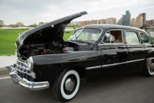 Exhibition of classic cars held in front of Heydar Aliyev Center (PHOTO)